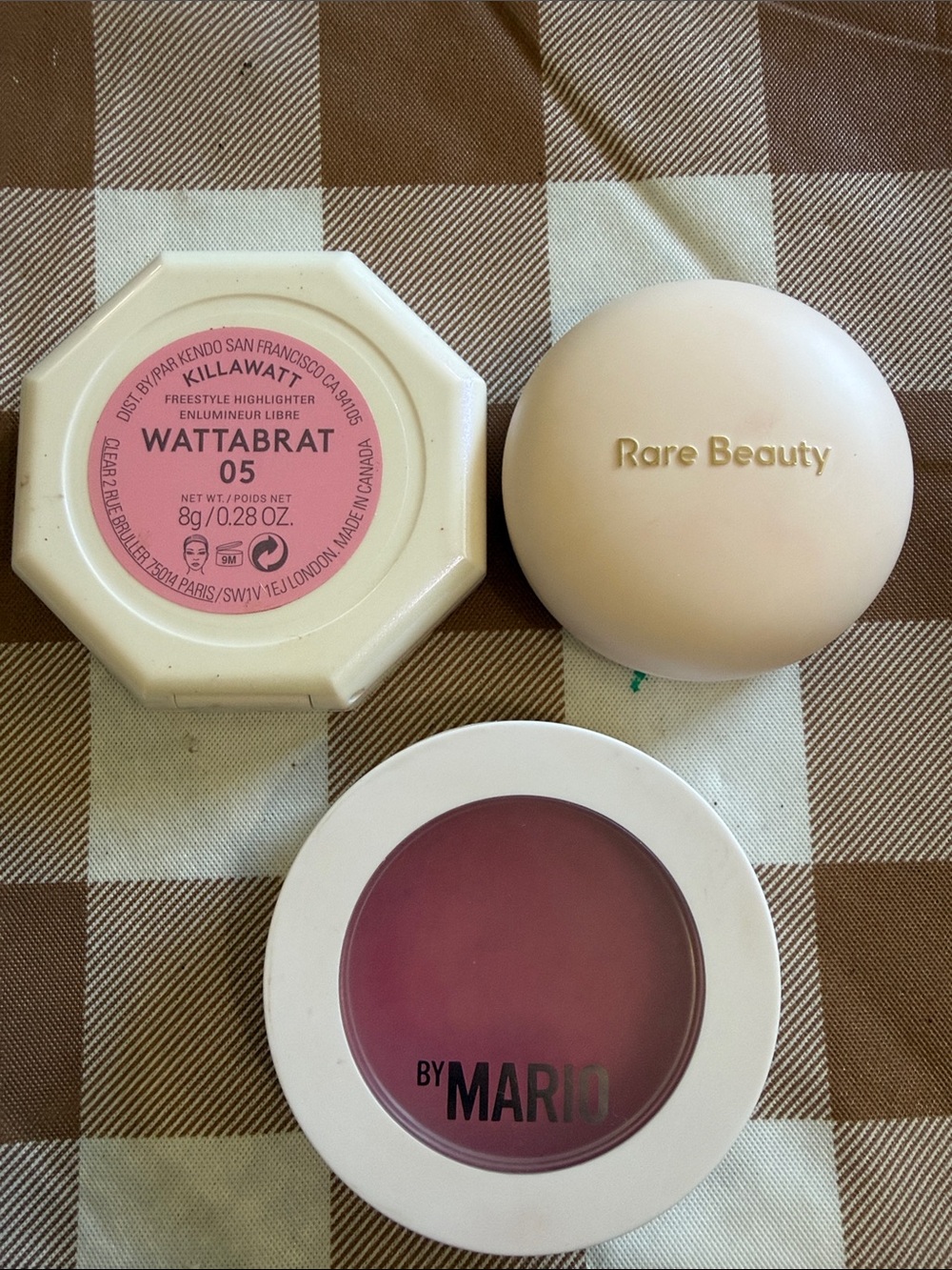 Rare Beauty/ Fenty/Makeup by Mario blush set